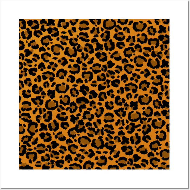 Leopard Pattern in Natural Colors Wall Art by ButterflyInTheAttic